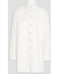 IRO - Linsi hemd aus tweed aus einer baumwollmischung - Lyst
