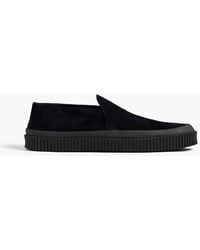 James Perse - Vulcanized Suede Loafers - Lyst