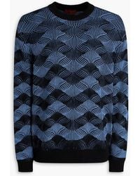 Missoni - Jacquard-knit Wool And Cotton-blend Sweater - Lyst