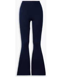 SABLYN - Laura Ribbed Cashmere Flared Pants - Lyst