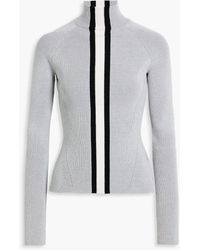 CORDOVA - Soelden Striped Ribbed Merino Wool-Blend Turtleneck Sweater - Lyst