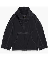 LE17SEPTEMBRE - Topstitched Shell Hooded Jacket - Lyst