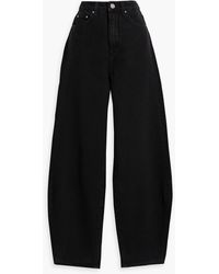 TOTEME - High-Rise Barrel-Leg Jeans - Lyst