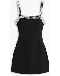 Odd Muse - Bead-embellished Crepe Mini Dress - Lyst