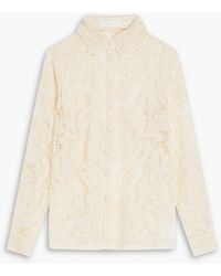Zimmermann - Cotton Crocheted Lace Shirt - Lyst