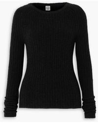 TOTEME - Enyo pullover aus geripptem bouclé aus einer wollmischung - Lyst