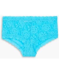 Hanky Panky - Stretch-lace Low-rise Briefs - Lyst