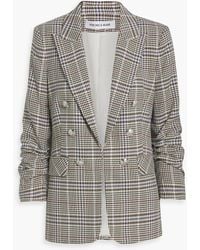 Veronica Beard - Beacon Dickey Double-Breasted Checked Tweed Blazer - Lyst