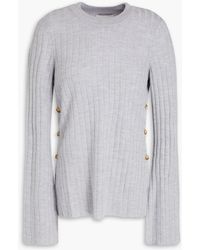 Loulou Studio - Adon Ribbed Wool-blend Sweater - Lyst