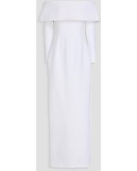 Emilia Wickstead - Stephania Off-the-shoulder Cloqué Gown - Lyst