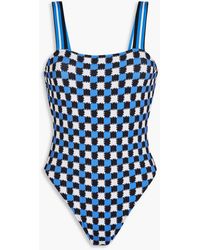 Solid & Striped - Printed Swimsuit - Lyst