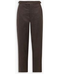 Bode - Straight-Leg Linen Suit Pants - Lyst