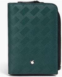 Montblanc - Textured-leather Cardholder - Lyst
