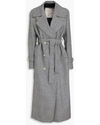 Giuliva Heritage - Christie Double-breasted Prince Of Wales Checked Wool Coat - Lyst