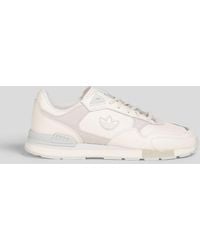 adidas Originals - Treziod Leather And Suede Sneakers - Lyst