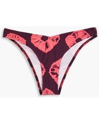 Zimmermann - Separates Sculpt Tie-dyed Low-rise Bikini Briefs - Lyst