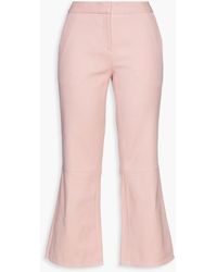 Gcds Baumwolle Hose in Pink Damen Bekleidung Hosen und Chinos Capri Hosen und cropped Hosen 
