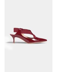 Gianvito Rossi - Syrah Patent-leather Slingback Pumps - Lyst