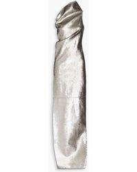 Rick Owens - One-shoulder Draped Sequined Denim Gown - Lyst
