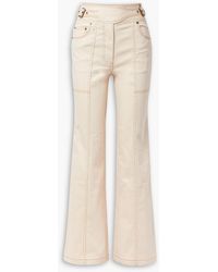 Ulla Johnson - Albie Belted High-rise Wide-leg Jeans - Lyst