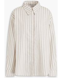 Holzweiler - Oversized Striped Cotton Shirt - Lyst