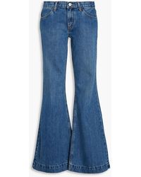 RE/DONE - 70s Low-rise Flared Jeans - Lyst