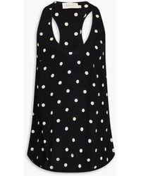 Zimmermann - Polka-Dot Crepe De Chine Tank - Lyst