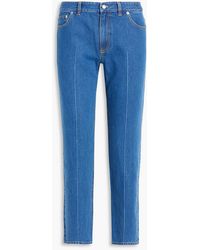 Tibi - Elfie High-rise Straight-leg Jeans - Lyst