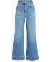 Victoria Beckham - Alina High-rise Wide-leg Jeans - Lyst