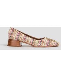 Tory Burch - Embellished Tweed Pumps - Lyst