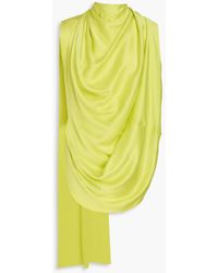 ROKSANDA - Drapiertes oberteil "vesper" aus seidensatin - Lyst