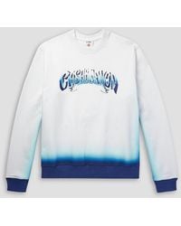 CASABLANCA - Logo-Print Dégradé Cotton-Jersey Sweatshirt - Lyst