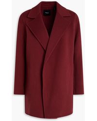 Theory - Clairene Wool And Cashmere-blend Felt Coat - Lyst