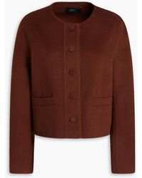 JOSEPH - Jerome Wool And Silk-blend Felt Jacket - Lyst
