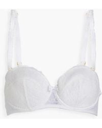 Agent Provocateur - Hinda Lace Underwired Balconette Bra - Lyst
