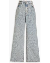 Acne Studios - High-rise Wide-leg Jeans - Lyst