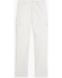 120% Lino - Linen And Cotton-blend Twill Cargo Pants - Lyst