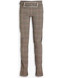 16Arlington - Alectro Crepe-paneled Prince Of Wales Checked Jersey Skinny Pants - Lyst