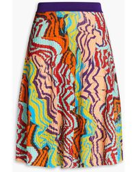 Missoni - Crochet-knit Cotton-blend Skirt - Lyst