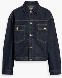 FRAME - The Boxy Denim Jacket - Lyst