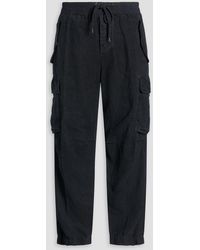 James Perse - Linen Cargo Pants - Lyst