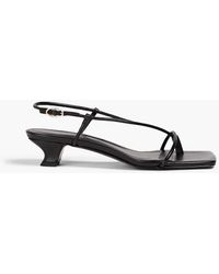 By Malene Birger - Tevia Leather Slingback Sandals - Lyst