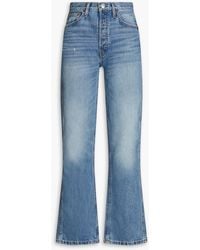 RE/DONE - 90s High-rise Straight-leg Jeans - Lyst