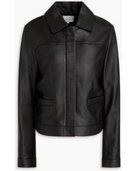 Loulou de Saison - Ascot Leather Jacket - Lyst