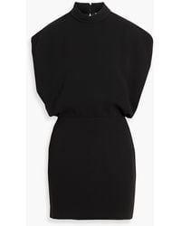 Max Mara - Querce Cutout Satin-Crepe Mini Dress - Lyst