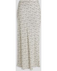 Claudie Pierlot - Floral-Print Twill Maxi Skirt - Lyst
