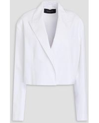 Fabiana Filippi - Spencer Cotton-Poplin Blazer - Lyst