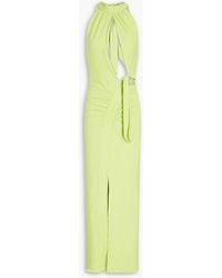 ROTATE BIRGER CHRISTENSEN - Merle midikleid aus stretch-jersey mit cut-outs - Lyst