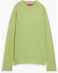 The Elder Statesman - Nimbus Cashmere And Cotton-Blend Sweater - Lyst