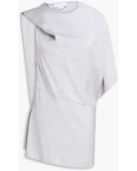 Stella McCartney - Draped Satin Top - Lyst